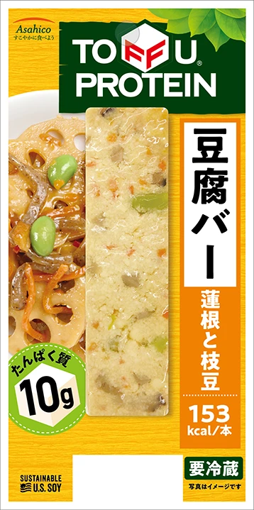 豆腐バー 蓮根枝豆